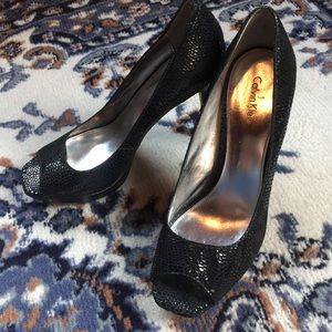 Calvin Klein Snakeskin Pumps